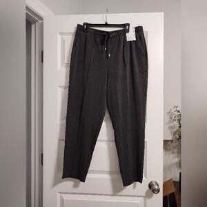 Women's Charcoal Gray Jogger Dress Pants